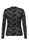 A-View - Bluse - Flora Lace Blouse - Black