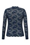 A-View - Bluse - Flora Lace Blouse - Navy