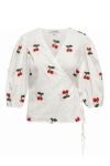A-View - Bluse - Rebekka Fruit Blouse - White With Cherry
