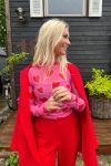A-View - Bluse - Silke Blouse - Red 