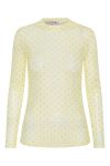 A-View - Bluse - Silke Mesh Blouse - Yellow 