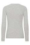 A-View - Bluse - Stabil Top l/s - Light Grey Melange