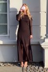 A-View - Kjole - Kit Dress - Dark brown