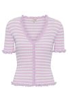 A-View Fabia - Bluse - SS Tee 114 - Lavender/Off white