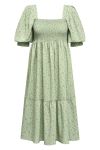 A-View - Kjole - Cheri Ditzy Dress - Pale Green