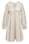 A-View - Kjole - Enitta Short LS Dress - Cream