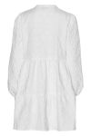 A-View - Kjole - Ida Short Sleeve Dress - White