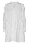 A-View - Kjole - Ida Short Sleeve Dress - White
