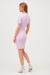 A-View - Kjole - Sabia Dress - Lavender/Off White