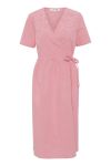 A-View - Kjole - Sara Wrap Dress - Bubble Pink