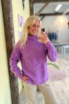 A-View - Strik - Umay Knit Pullover - Purple