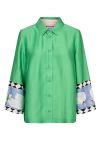 Nümph - Skjorte - Adelina Shirt - Vibrant Green