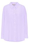 A-View - Skjorte - Sonja Shirt - Purple/White