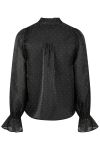 Neo Noir - Bluse - Amara Bedazzled Blouse - Black