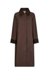 Neo Noir - Jakke - Anneli Cord Coat - Dark brown