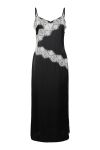 Pieces - Kjole - Ariel SL Ankle Dress - Black White Lace (Levering midt april)