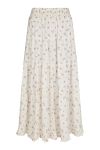 Neo Noir - Nederdel - Asta Small Blossom Skirt - Creme