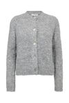 A-View - Cardigan - Audrey New Knit Cardigan - Medium grey melange 