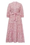 A-View - Kjole - Kate Long Dress - Rose/Hot pink