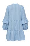 A-View - Kjole - Karin Dress - Light blue/White stripe
