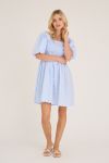 A-View - Kjole - Cheri Short Dress - Light Blue