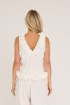 A-View - Top - Vidaisy Top - White (Levering slut marts/start april)
