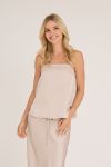 A-View - Top - Emily Strap Top - Champagne 