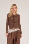 A-View - Bluse - Alisia Blouse - Brown