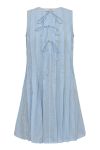 A-View - Kjole - Agni Dress - Light blue/White stripe