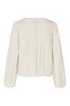 A-View - Bluse - Beana Knit Blouse - Off White