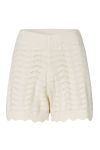 A-View - Shorts - Beana Knit Shorts - Off white