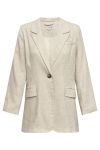 A-View - Blazer - Annali Linen Blazer - Light Sand
