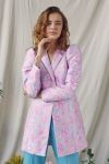 A-View - Blazer - Carly Jacquard Blazer - Rose Pattern