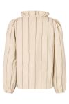 A-View - Bluse - Lizza Blouse - Off white/black stripe