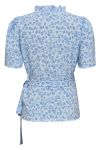 A-View - Bluse - Peony Wrap Blouse - Sky Blue