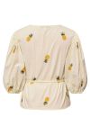 A-View - Bluse - Rebekka Fruit Blouse - Sand/Yellow