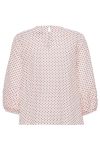 A-View - Bluse - Rosa Blouse - White With Red Dots