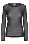 A-View - Bluse - Silke Lurex Blouse - Black