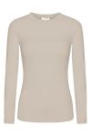 A-View - Bluse - Stabil Top L/S - Beige