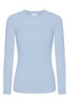 A-View - Bluse - Stabil Top L/S - Light Blue