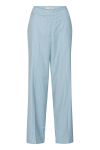 A-View - Bukser - Annali Pants Stripe - Light blue/White stripe