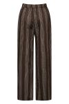 A-View - Bukser - Brenda Pants - Brown/White