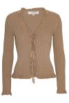 A-View - Cardigan - Fabian Tie Cardigan - Sand