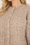 A-View - Cardigan - Kabba Knit Cardigan - Light Brown 