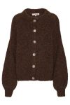 A-View - Cardigan - Patrisia Solid Knit Cardigan - Dark Brown