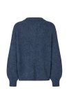 A-View - Cardigan - Patrisia Solid Knit Cardigan - Navy