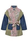 A-View - Jakke - Katie Quilt Jacket - Denim/Print