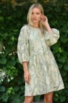 A-View - Kjole - Janah Dress - Dusty Green