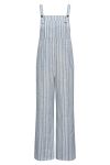 A-View - Jumpsuit - Linen Stripe Jumpsuit - Blue/White