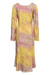 A-View - Kjole - Carina Dress - Yellow/Rose
